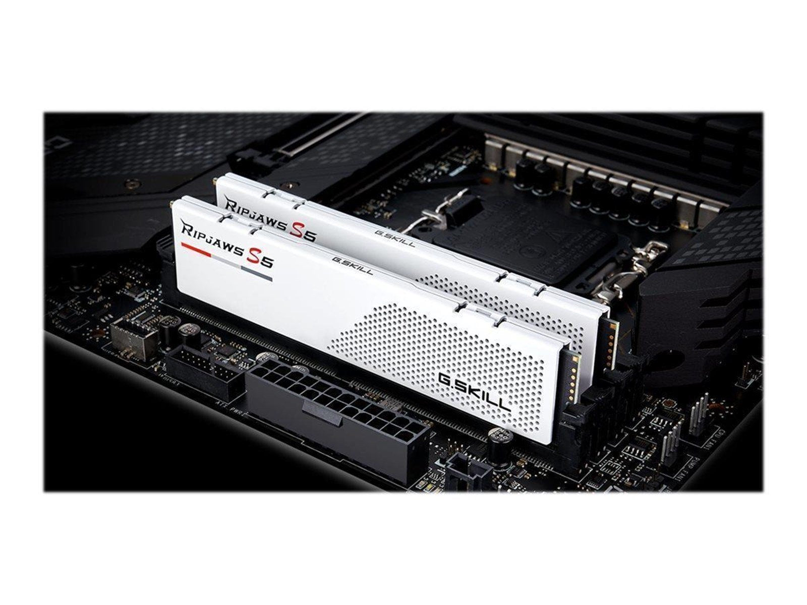 G.Skill Ripjaws S5 DDR5-6000 - 48GB - CL30 - Dual Channel (2 pcs) - Intel XMP - Weiß
