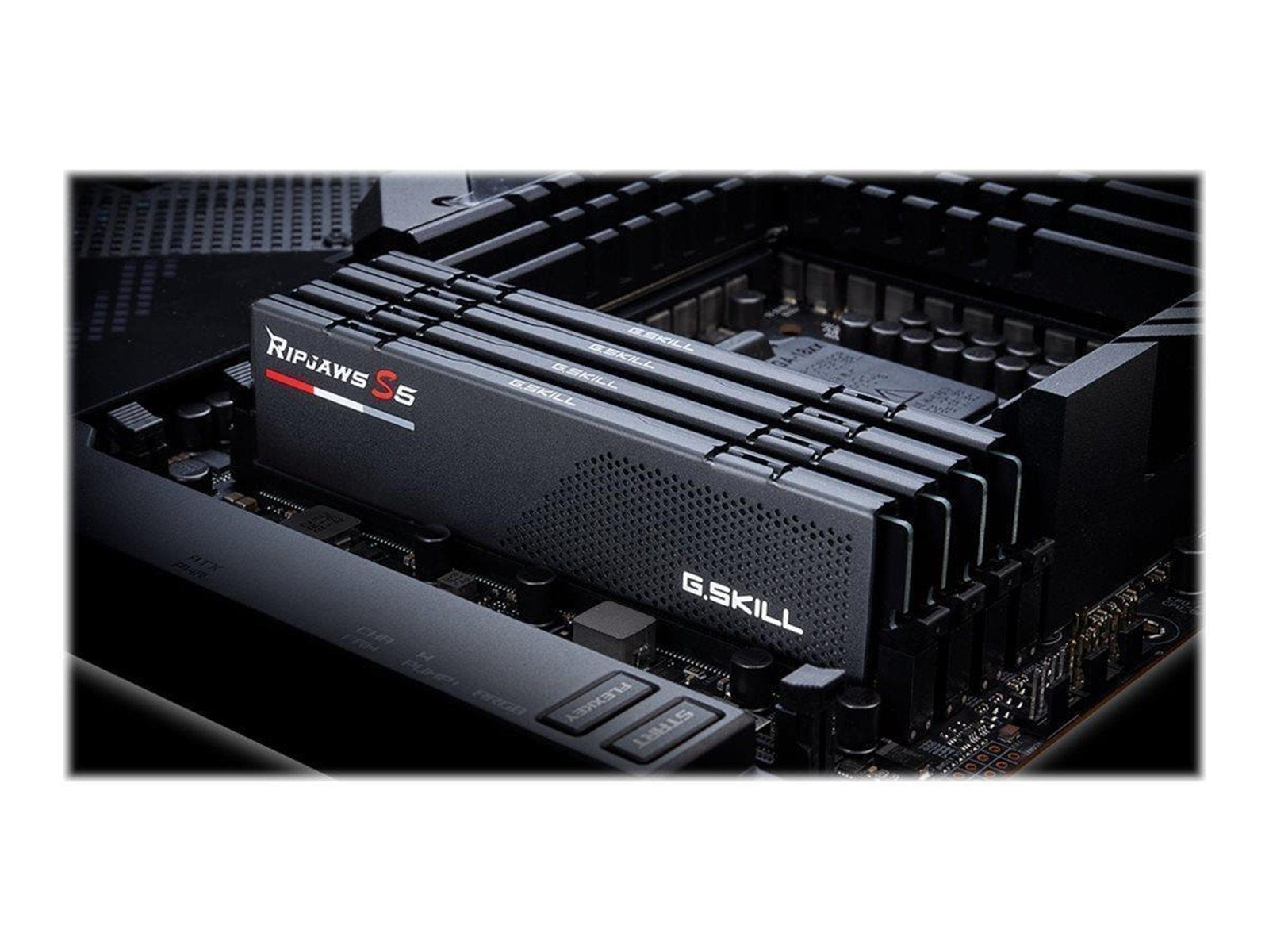 G.Skill Ripjaws S5 DDR5-6000 - 96GB - CL30 - Dual Channel (2 pcs) - Intel XMP - Schwarz