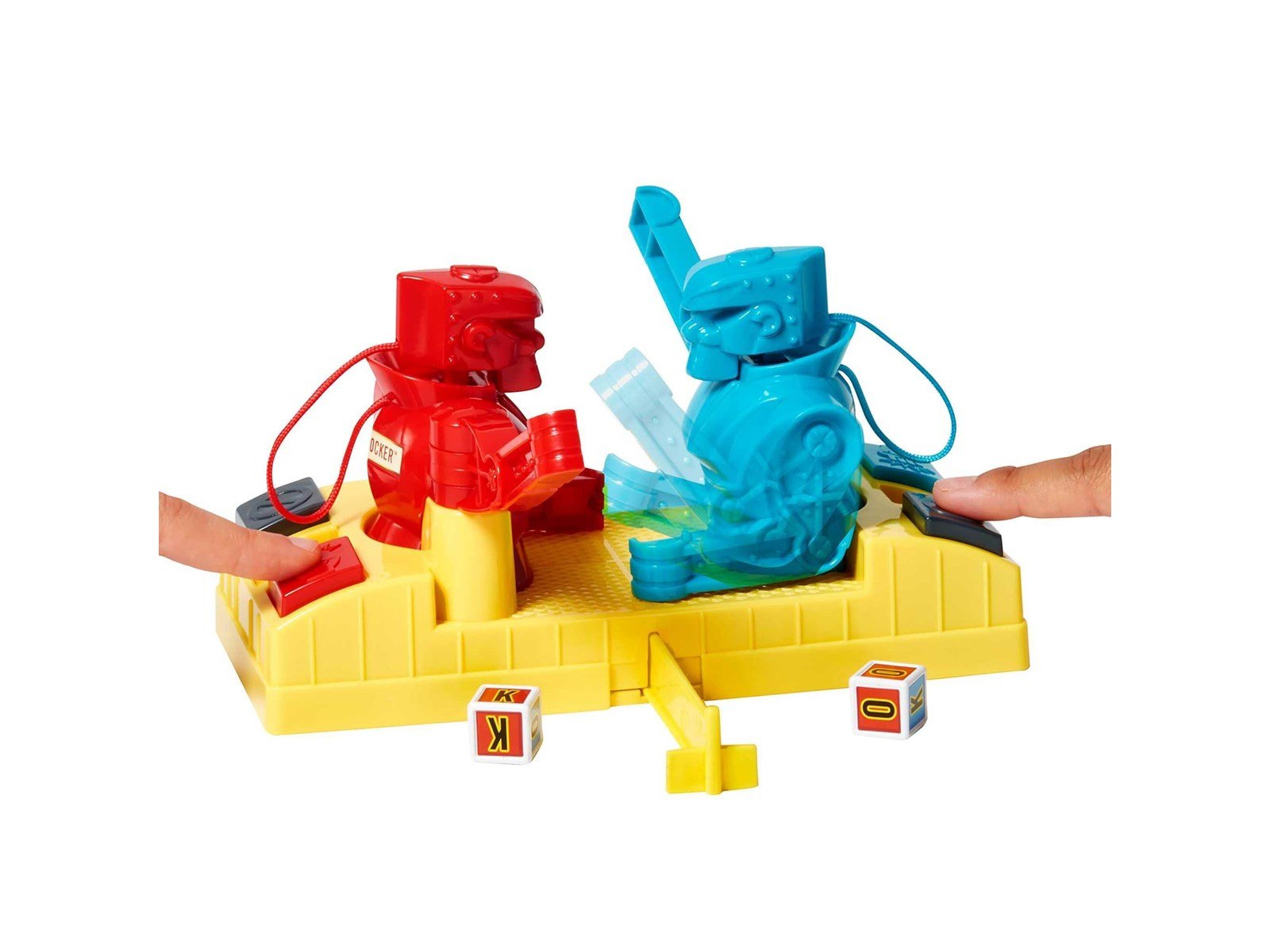 Mattel Games Rock 'Em Sock 'Em Robots Knock or Block