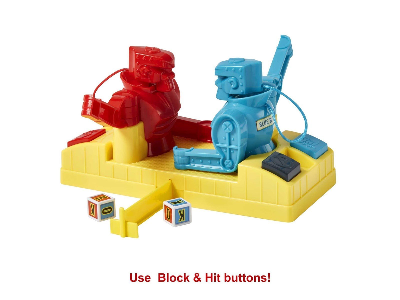 Mattel Games Rock 'Em Sock 'Em Robots Knock or Block
