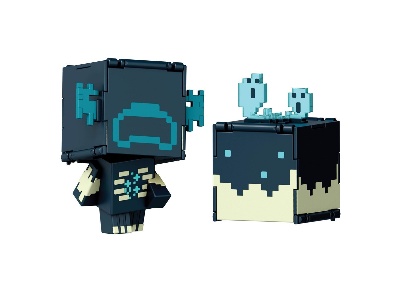 Minecraft - Flippin' Figure - Warden + Sculk Catal - Figur