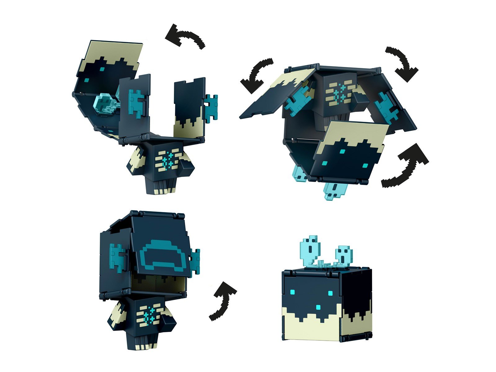 Minecraft - Flippin' Figure - Warden + Sculk Catal - Figur