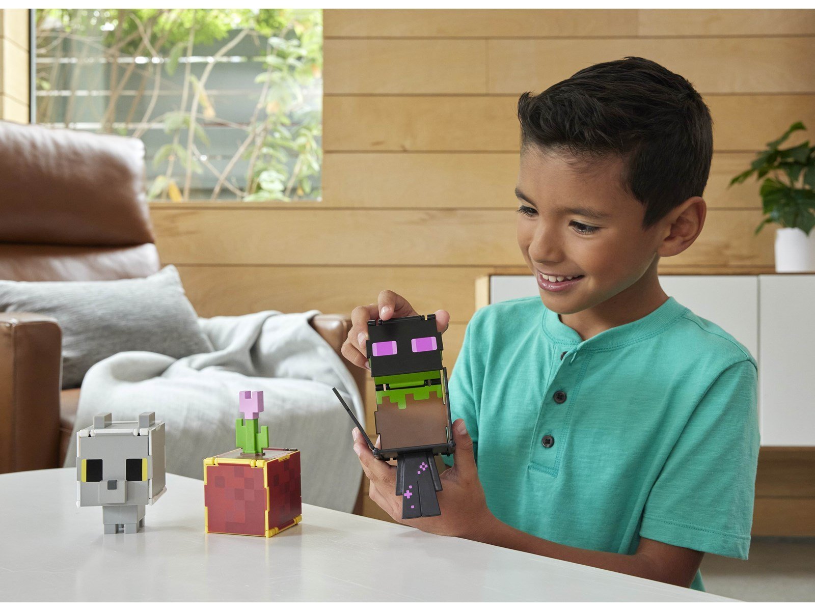 Minecraft - Flippin' Figure - Warden + Sculk Catal - Figur