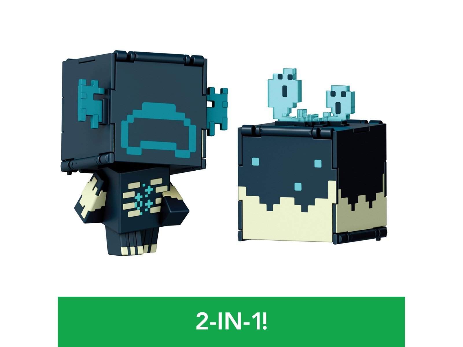 Minecraft - Flippin' Figure - Warden + Sculk Catal - Figur