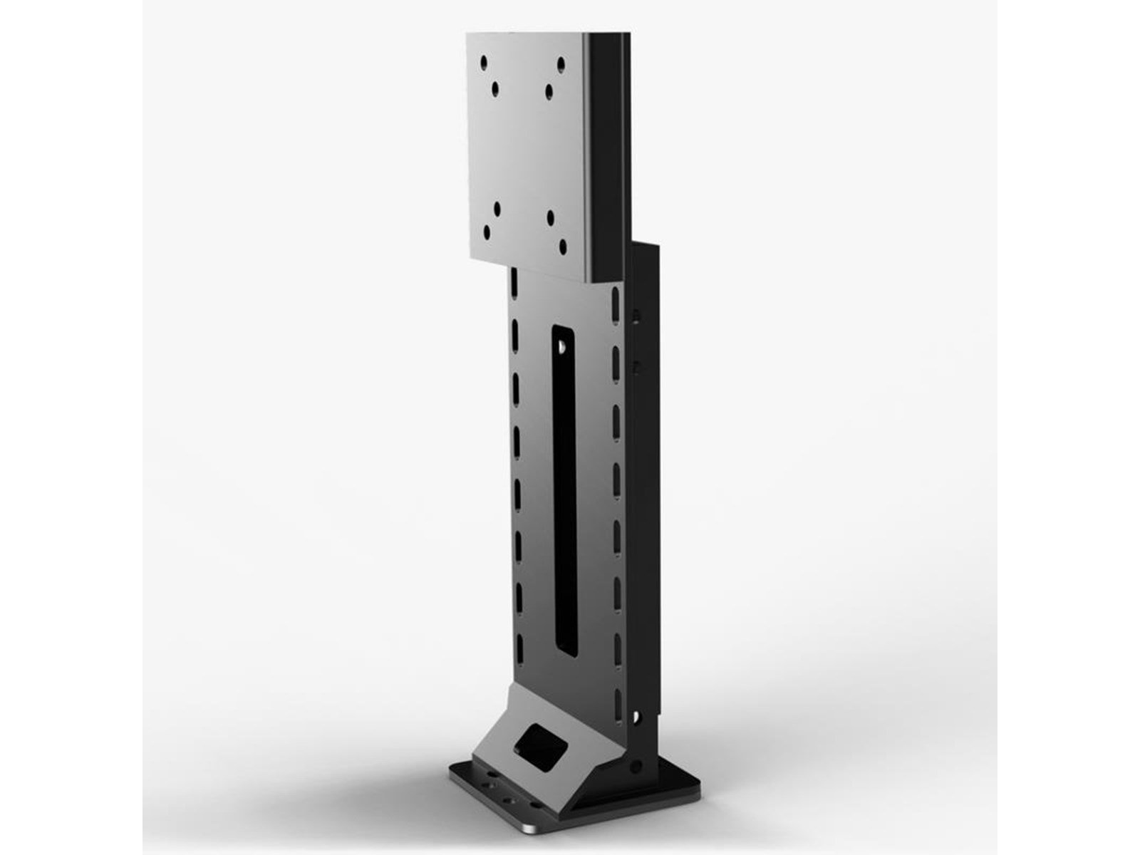 Trak Racer Integrated Single Monitor Stand for TR8 Pro - Holds up to 70