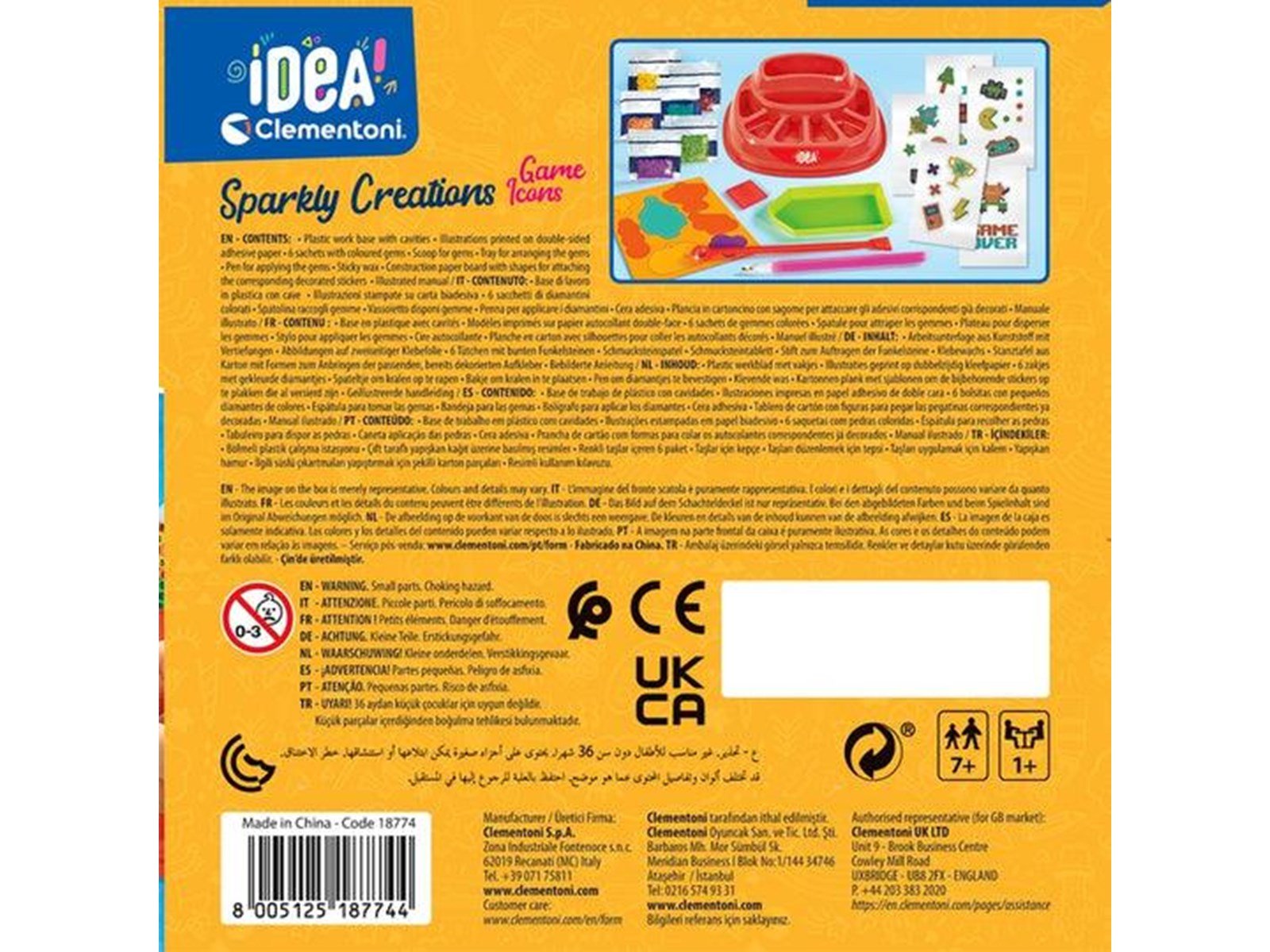 Clementoni Idea Sparkly Creations Game Icons