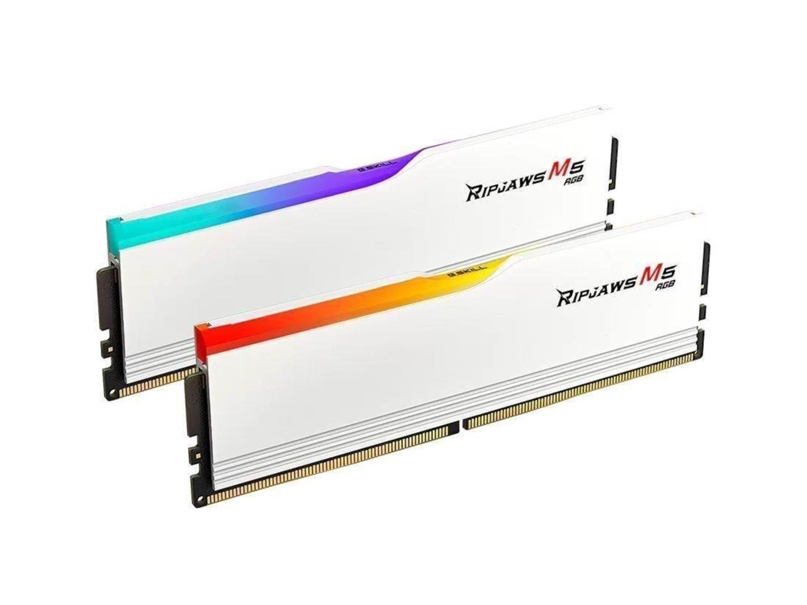 G.Skill Ripjaws M5 RGB DDR5-6000 - 48GB - CL30 - Dual Channel (2 pcs) - Intel XMP - Weiß mit RGB