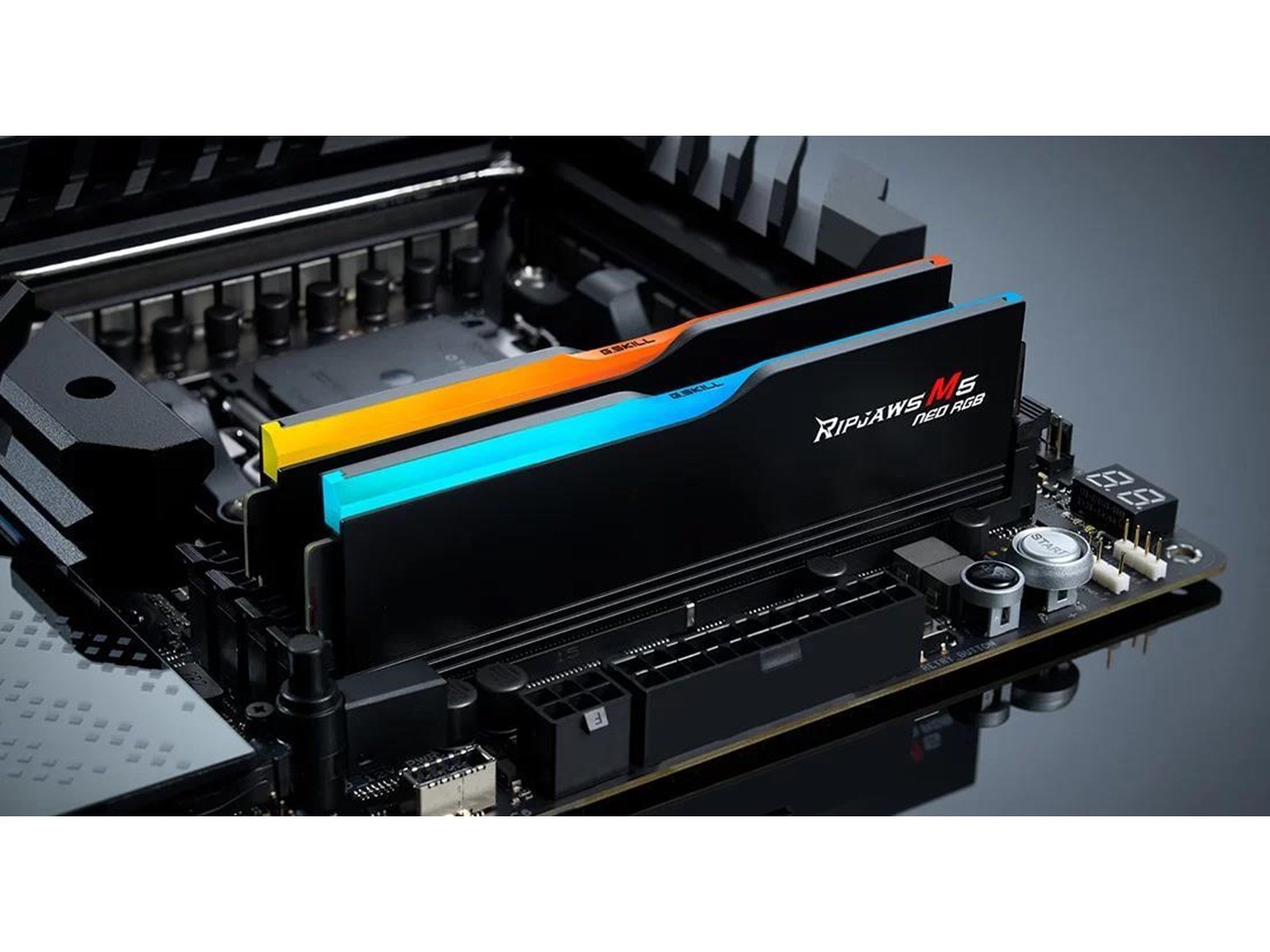 G.Skill Ripjaws M5 Neo RGB DDR5-6000 - 32GB - CL30 - Dual Channel (2 pcs) - AMD EXPO - Schwarz mit RGB