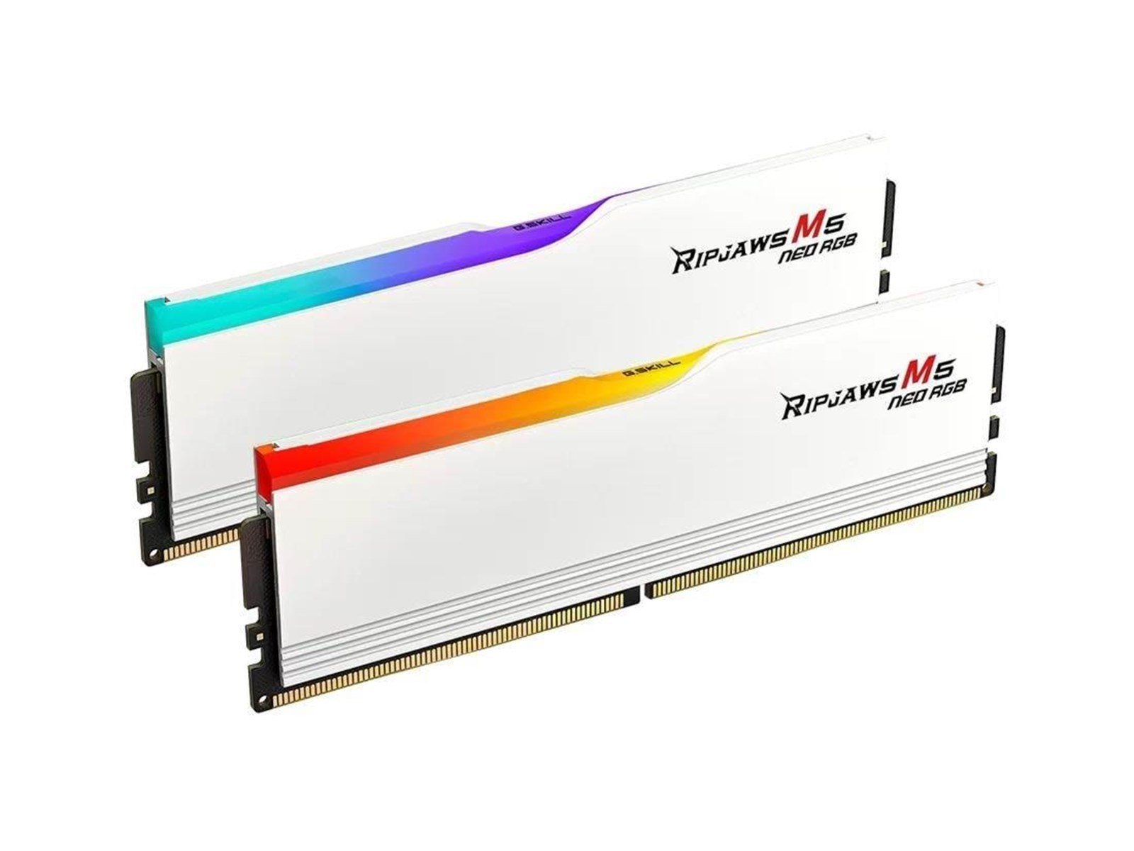 G.Skill Ripjaws M5 Neo RGB DDR5-6000 - 32GB - CL30 - Dual Channel (2 pcs) - AMD EXPO - Weiß mit RGB