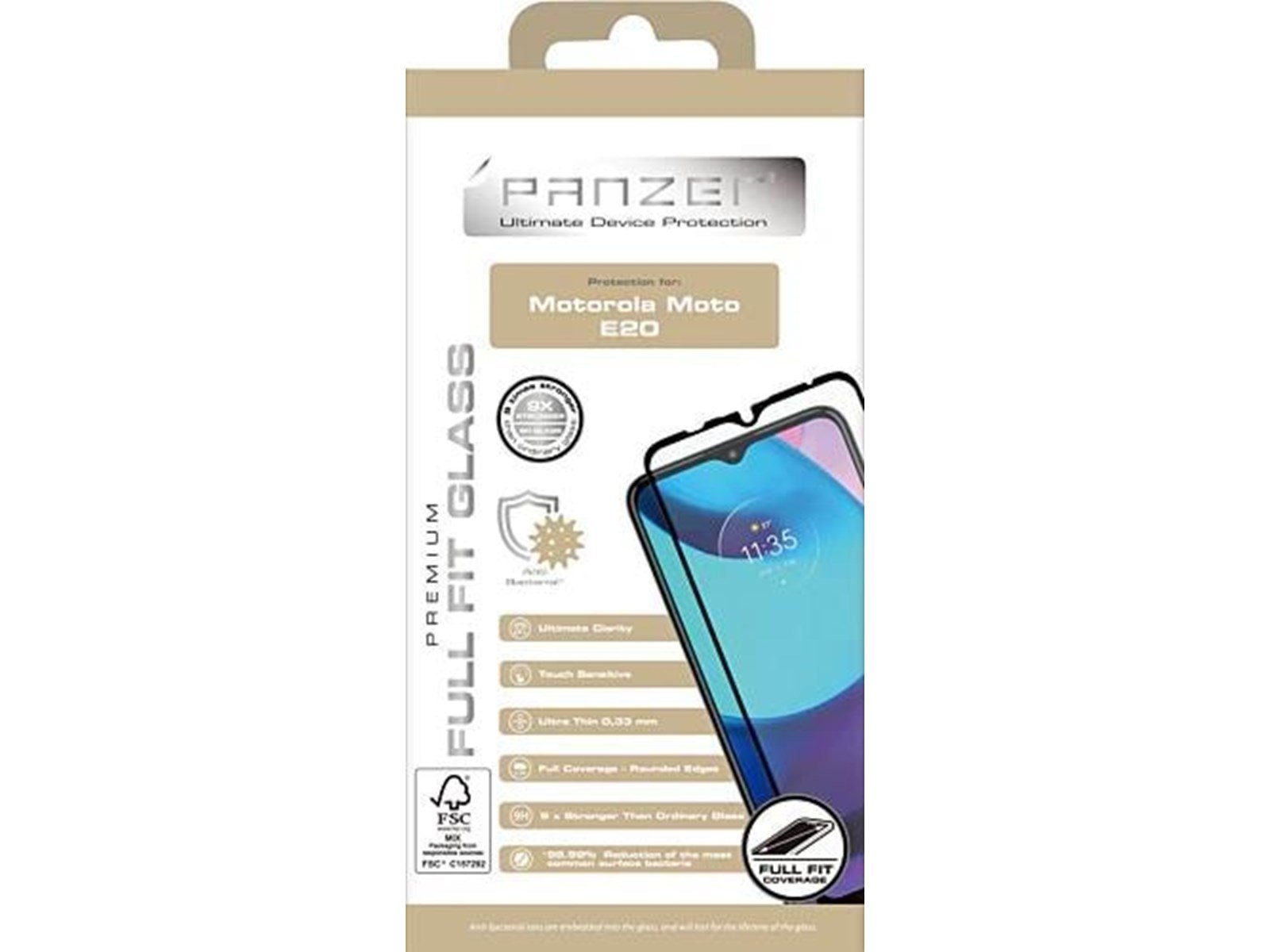 Panzer Screen Protector - Motorola Moto E20