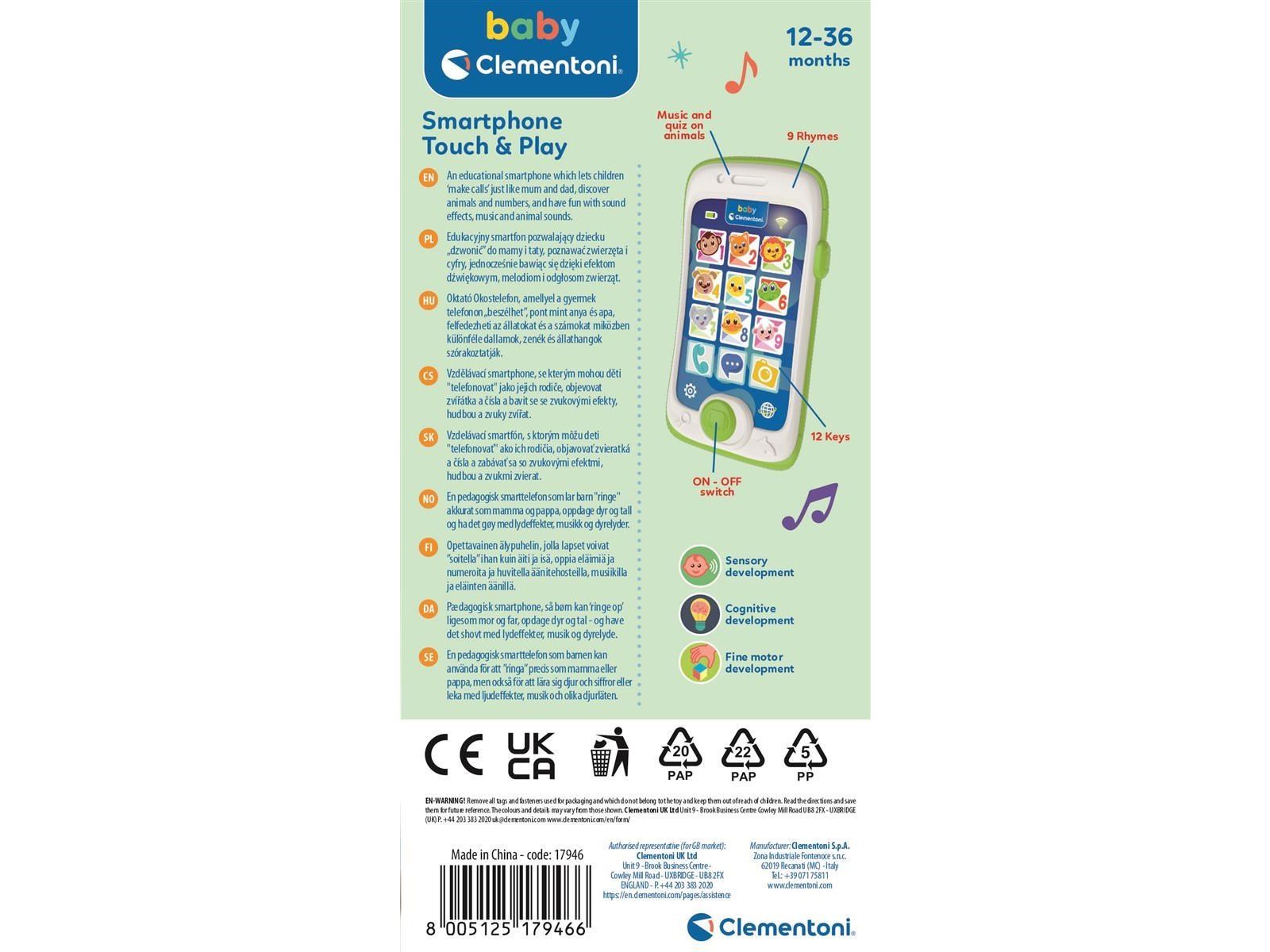 Clementoni Baby Smartphone 2024
