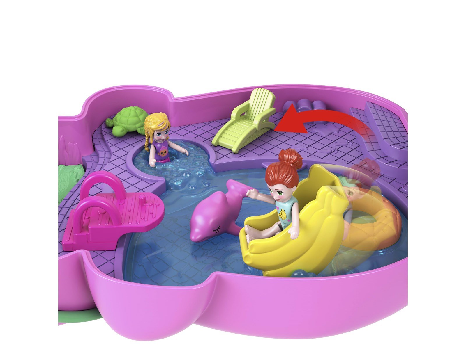 Polly Pocket Momma Monkey & Baby