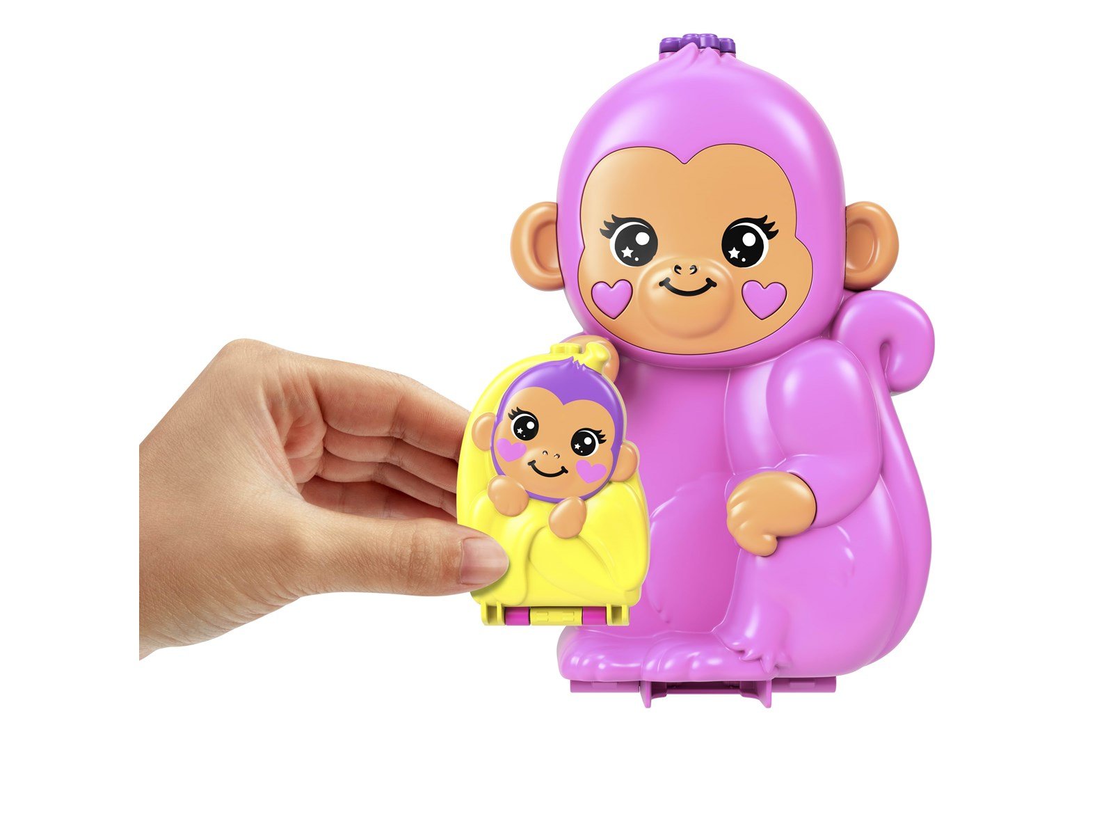 Polly Pocket Momma Monkey & Baby