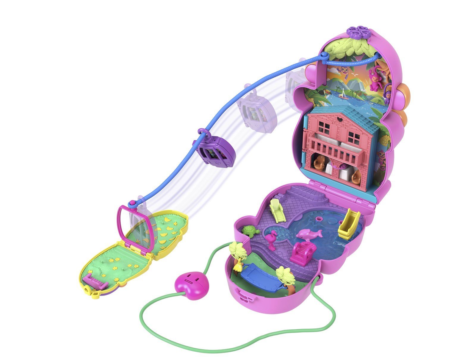 Polly Pocket Momma Monkey & Baby