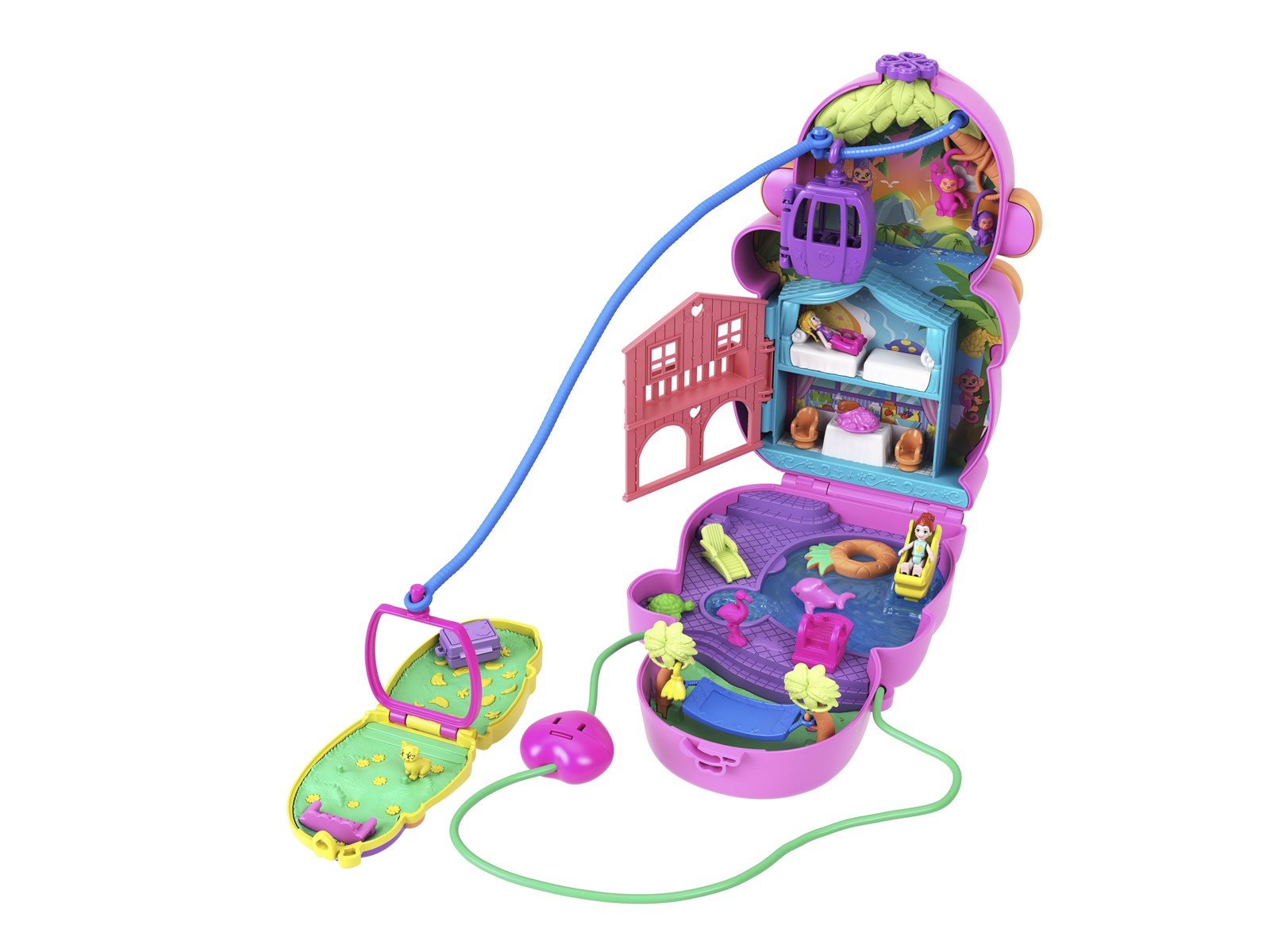 Polly Pocket Momma Monkey & Baby