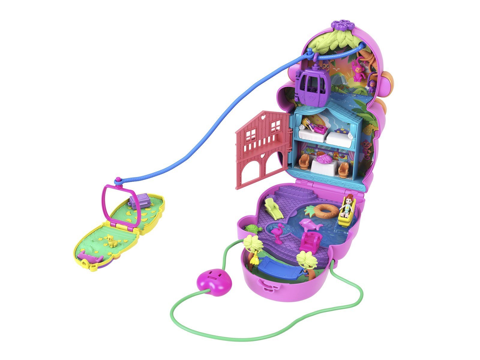 Polly Pocket Momma Monkey & Baby