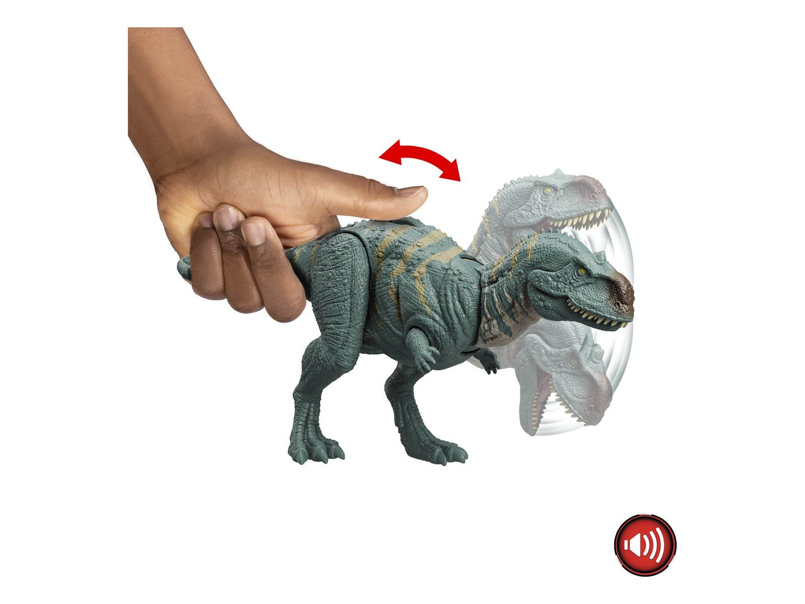 Jurassic World Chaos Theory Wild Roar Majungasaurus 33 cm