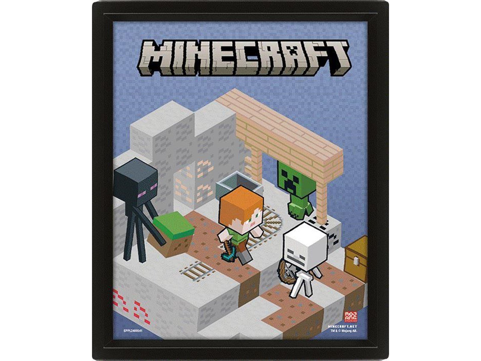 Pyramid - Minecraft Lenticular 20 x 30 cm - Bild