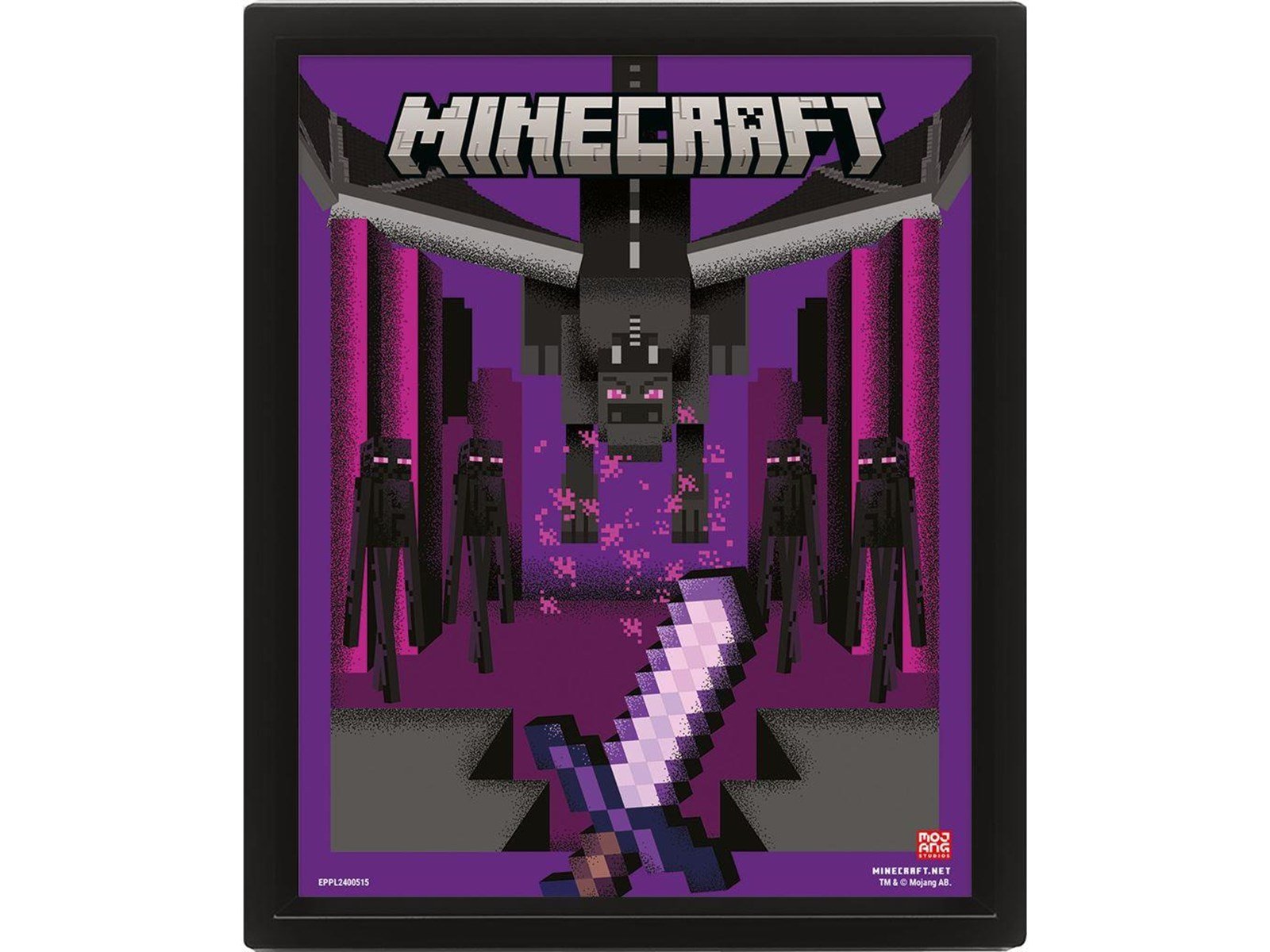 Pyramid - Minecraft Lenticular 20 x 30 cm - Bild