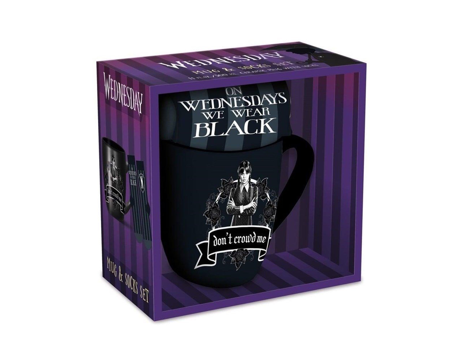 Pyramid - WEDNESDAY MUG & SOCK SET - Black - UK sizes 3-8 (EU 36-41) - Socken