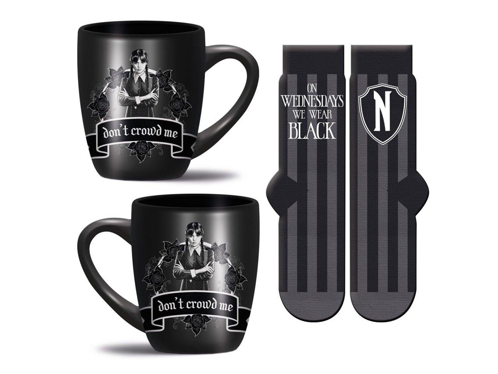 Pyramid - WEDNESDAY MUG & SOCK SET - Black - UK sizes 3-8 (EU 36-41) - Socken