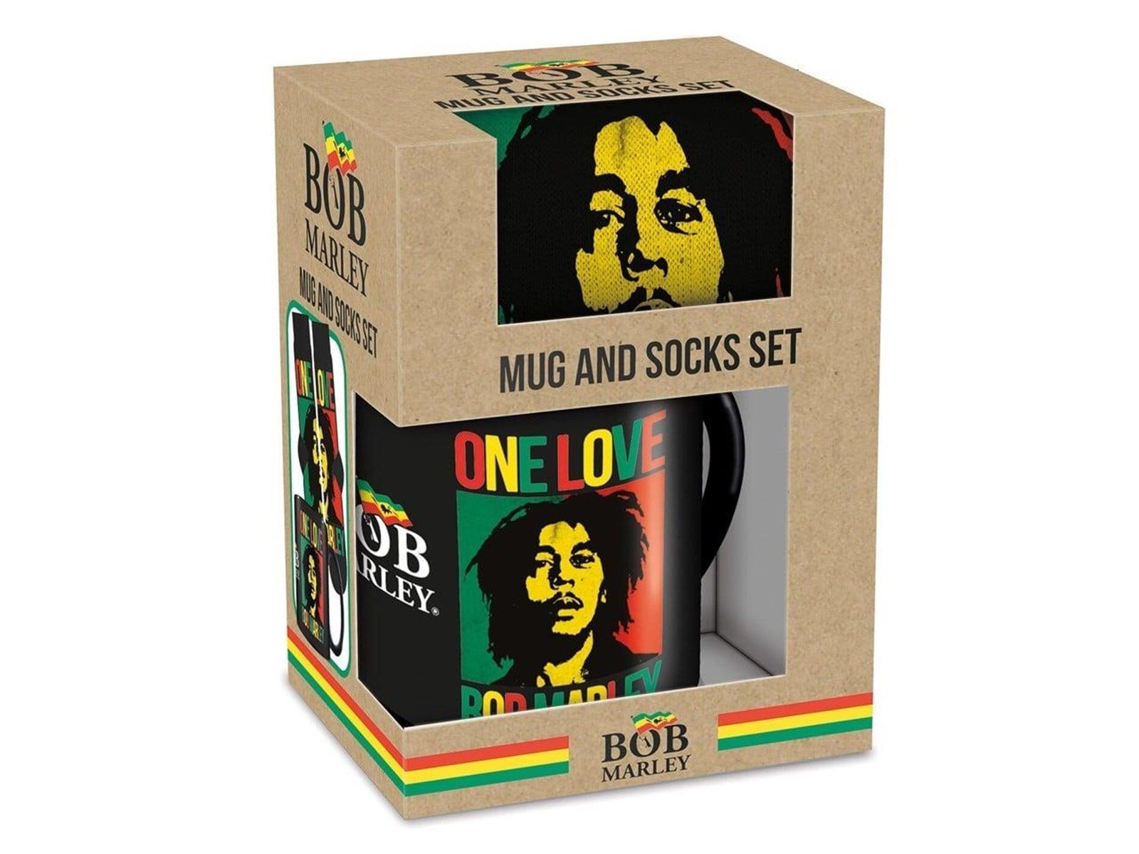 Pyramid - BOB MARLEY MUG & SOCK SET - UK size 3-8 / EU size 36-41 - Socken