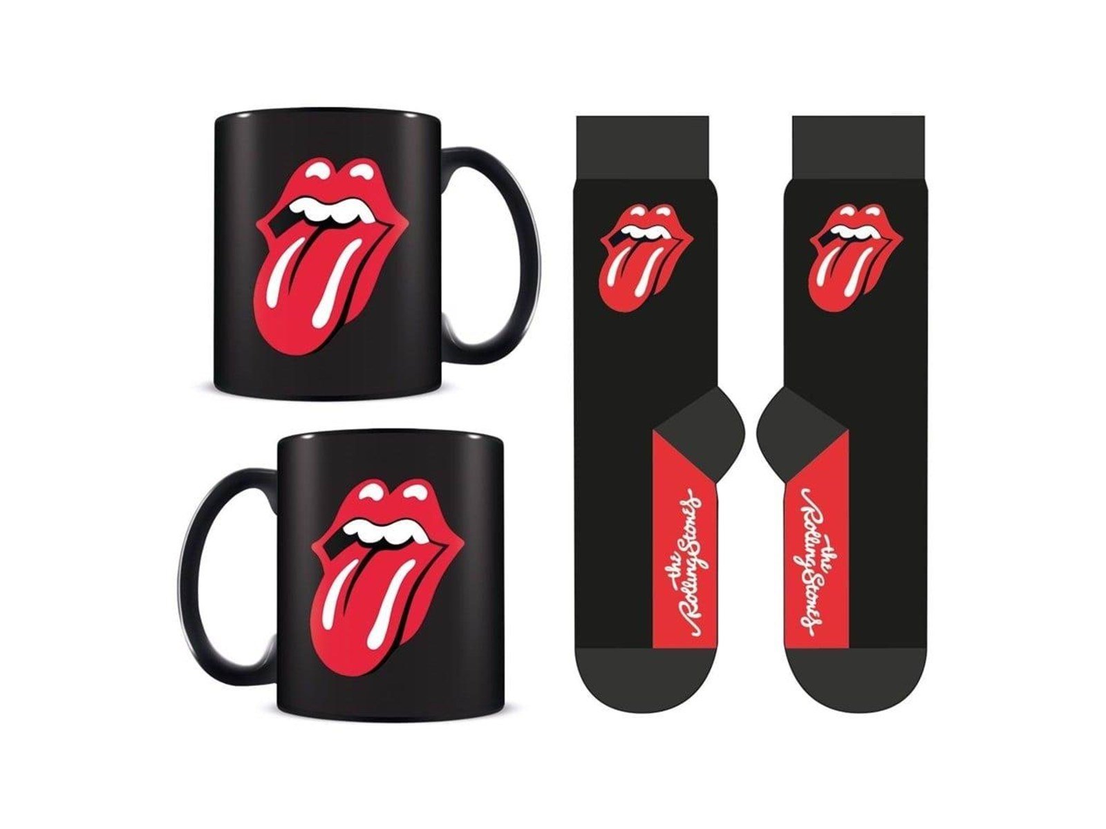 Pyramid - THE ROLLING STONES (HEAVY) MUG and SOCKS - UK 3-8 / EU 36-41 - Socken