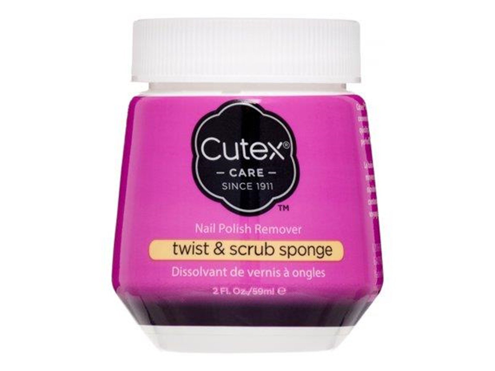 CUTEX Nail Polish Remover Twist & scrub sponge