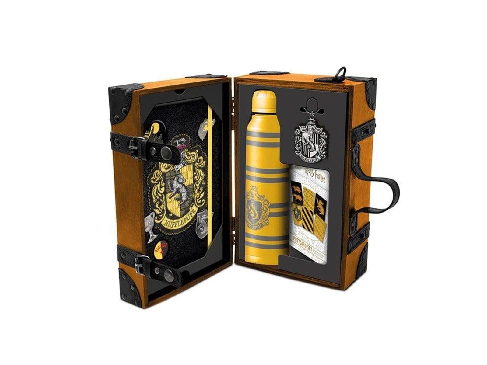 Pyramid - Harry Potter (Colorful Crest Hufflepuff) Premium - Geschenkset