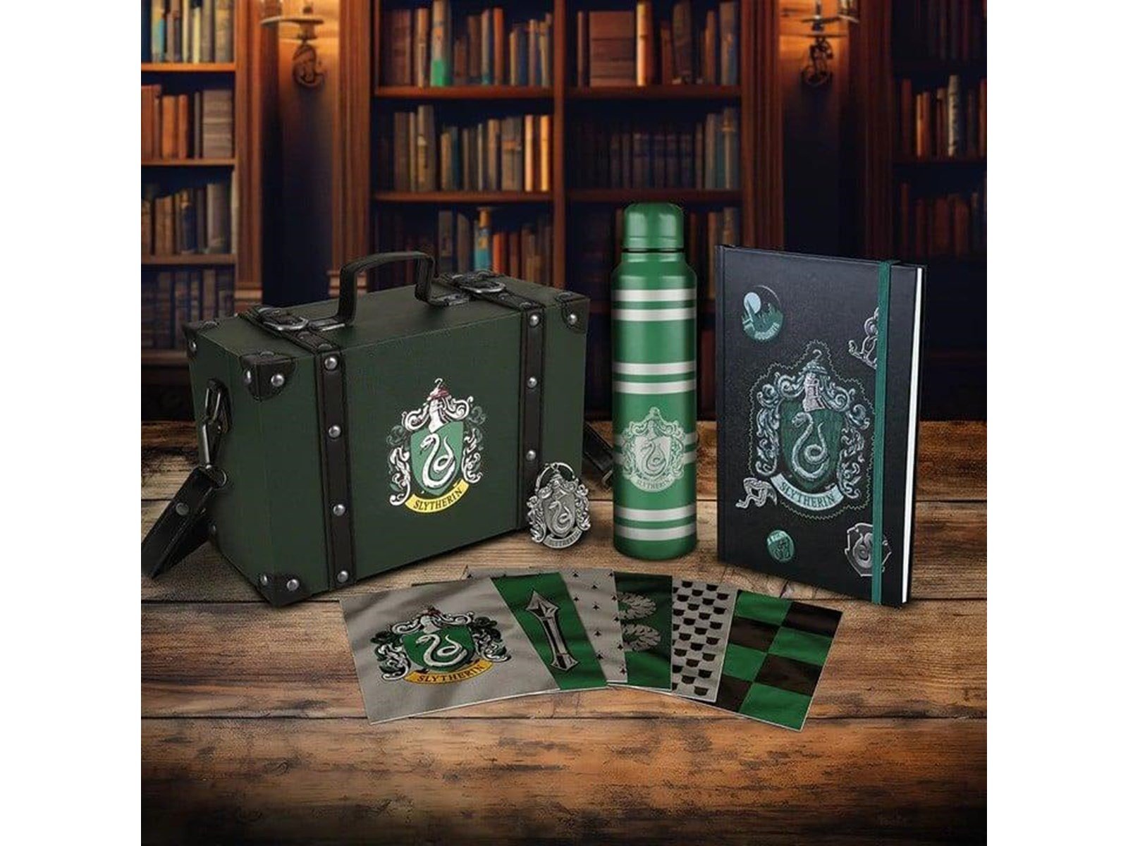 Pyramid - Harry Potter (Colorful Crest Slytherin) Premium - Geschenkset