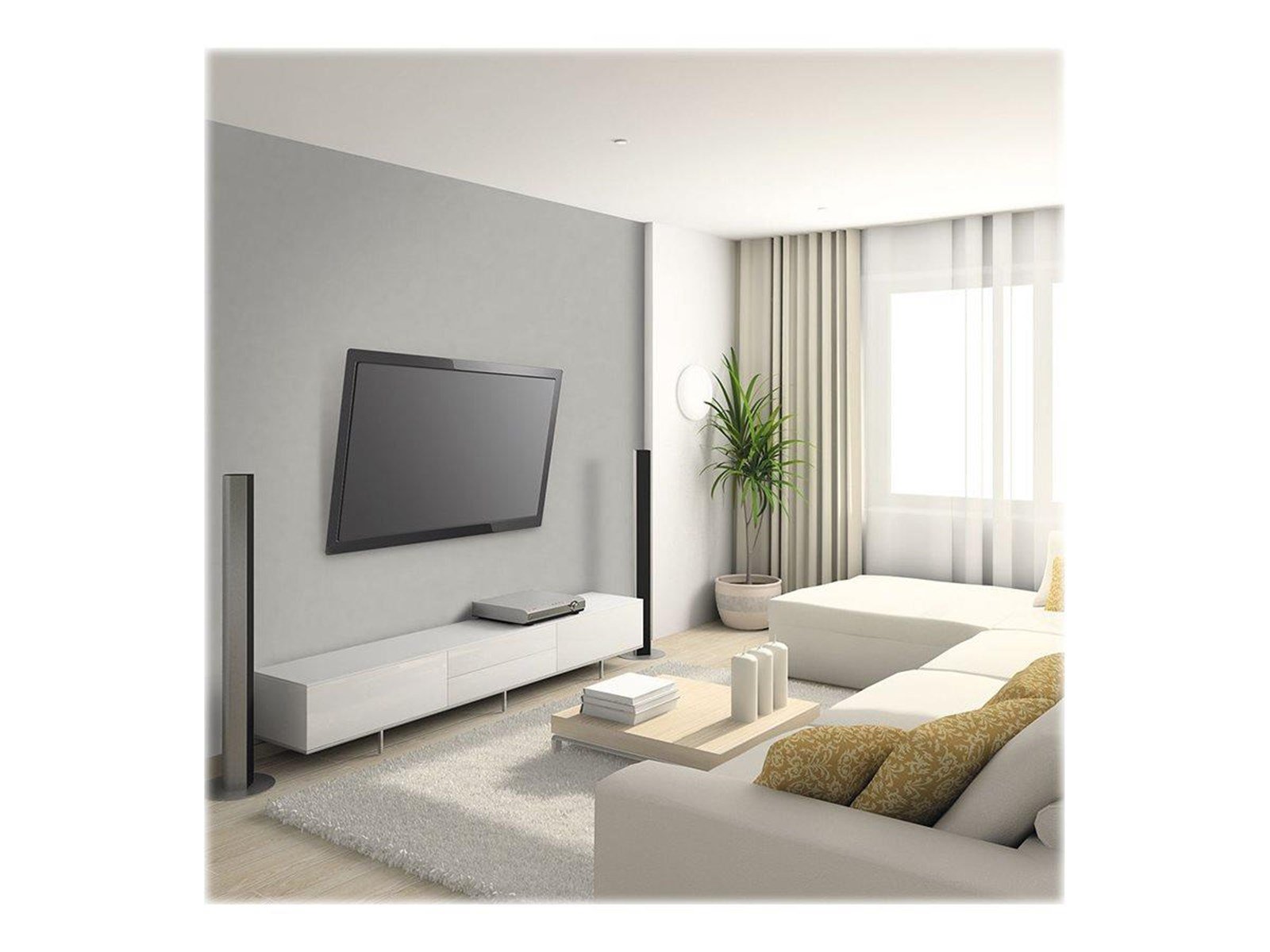 Barkan E410+ bracket - for curved LCD TV - black 60 kg 90