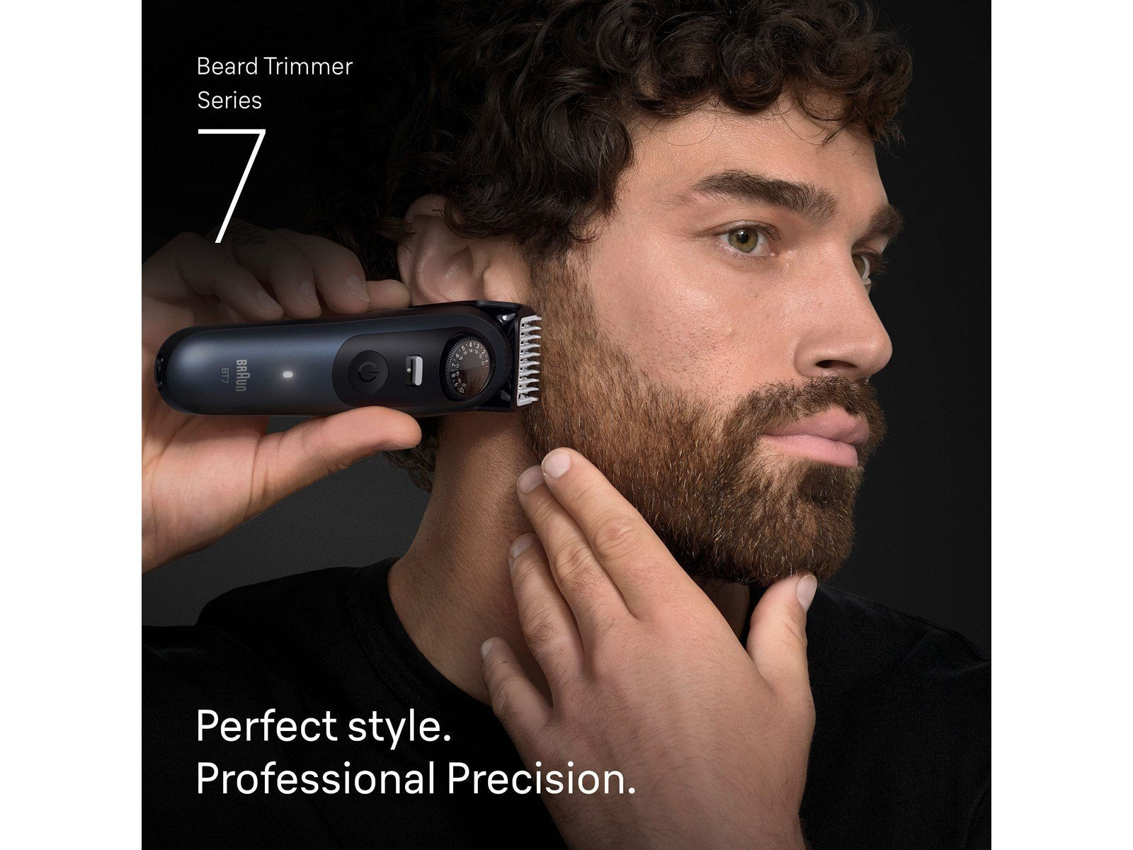 Braun Barttrimmer Styler BT 7520 - Black / Deep Blue
