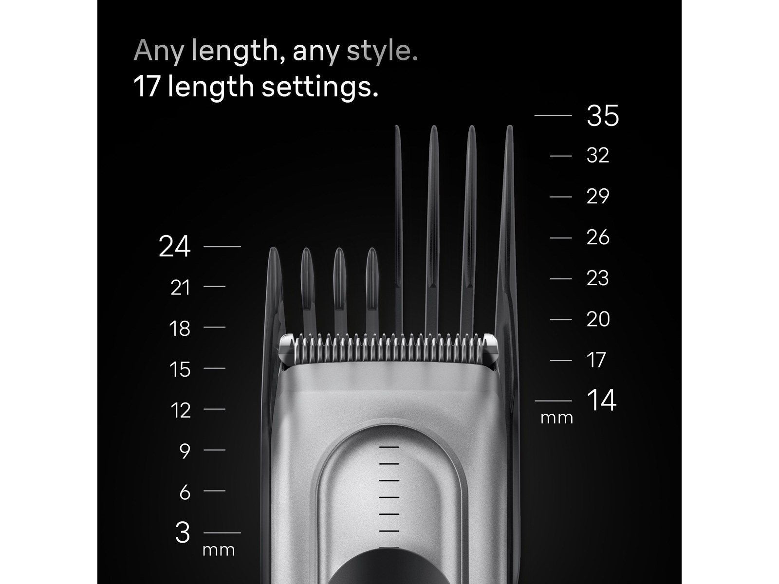 Braun Haartrimmer Styler HC 7590 - Black / Spc Grey