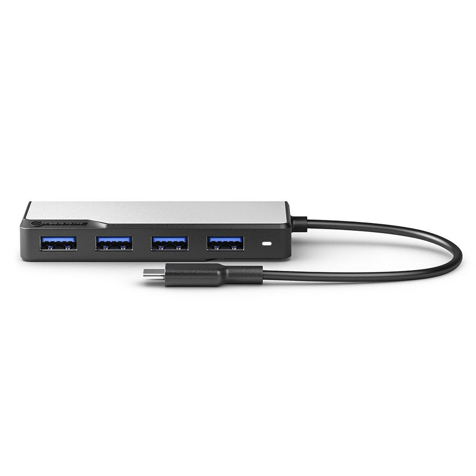 Adaptateur Alogic USB-C Fusion Swift 4 en 1 Hub gris