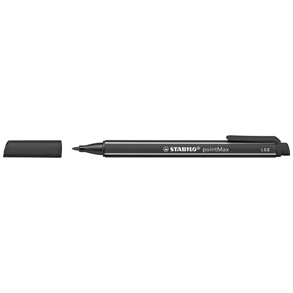 STABILO pointMax Filzstift 0,8 mm - schwarz