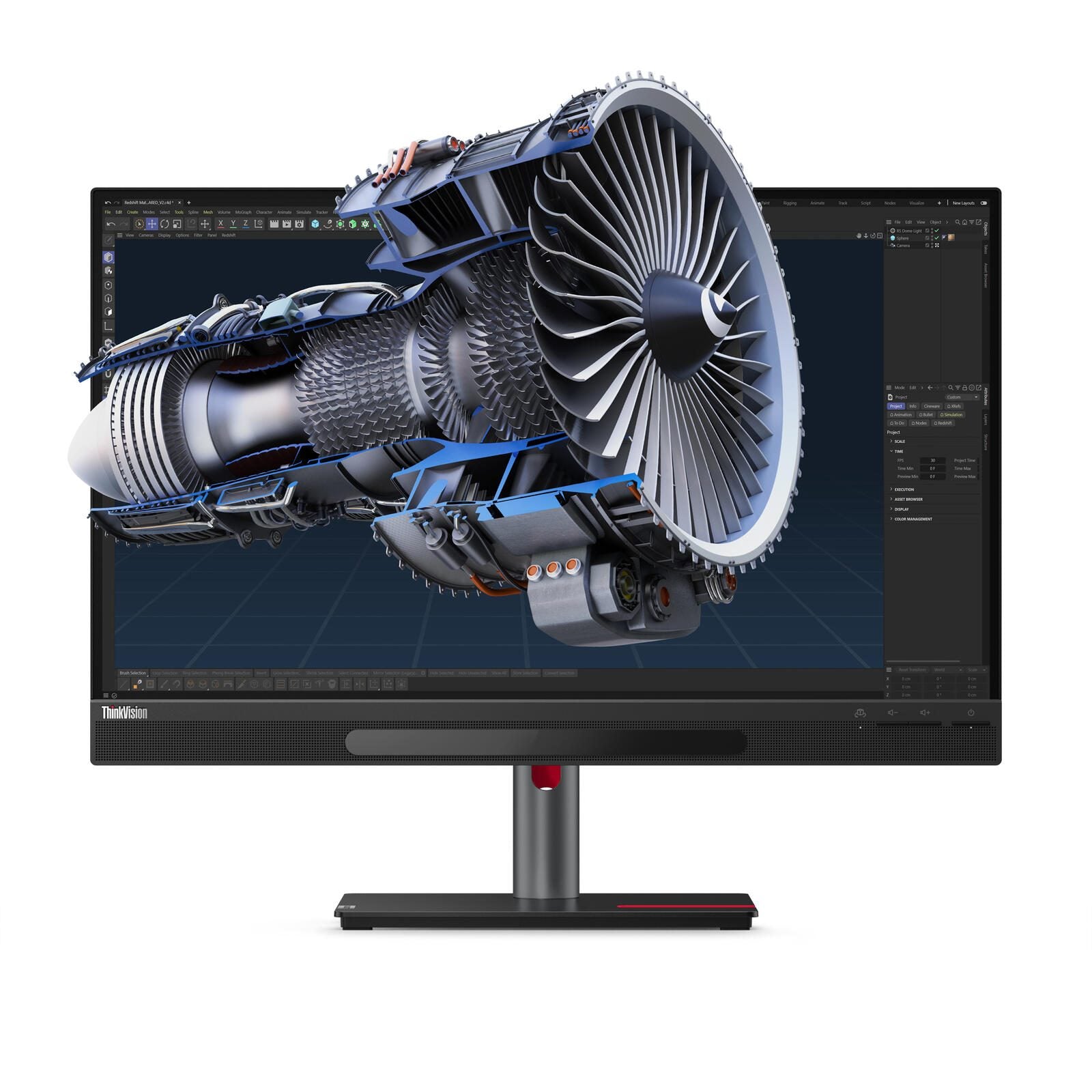 Lenovo ThinkVision 27 3D 4K Ultra HD Display 68,6 cm (27')