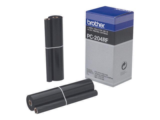 Brother Original Thermo-Transfer-Rolle PC204RF 4er-Pack 4 x ca.420 Seiten (PC-204RF)