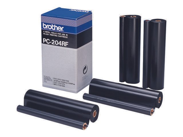 Brother Original Thermo-Transfer-Rolle PC204RF 4er-Pack 4 x ca.420 Seiten (PC-204RF)
