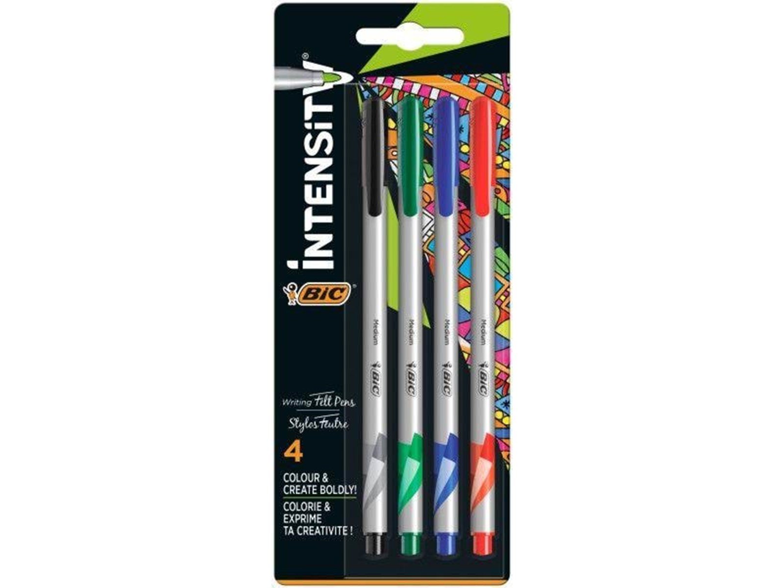 BIC Intensity Fineliners Medium 4 pcs.
