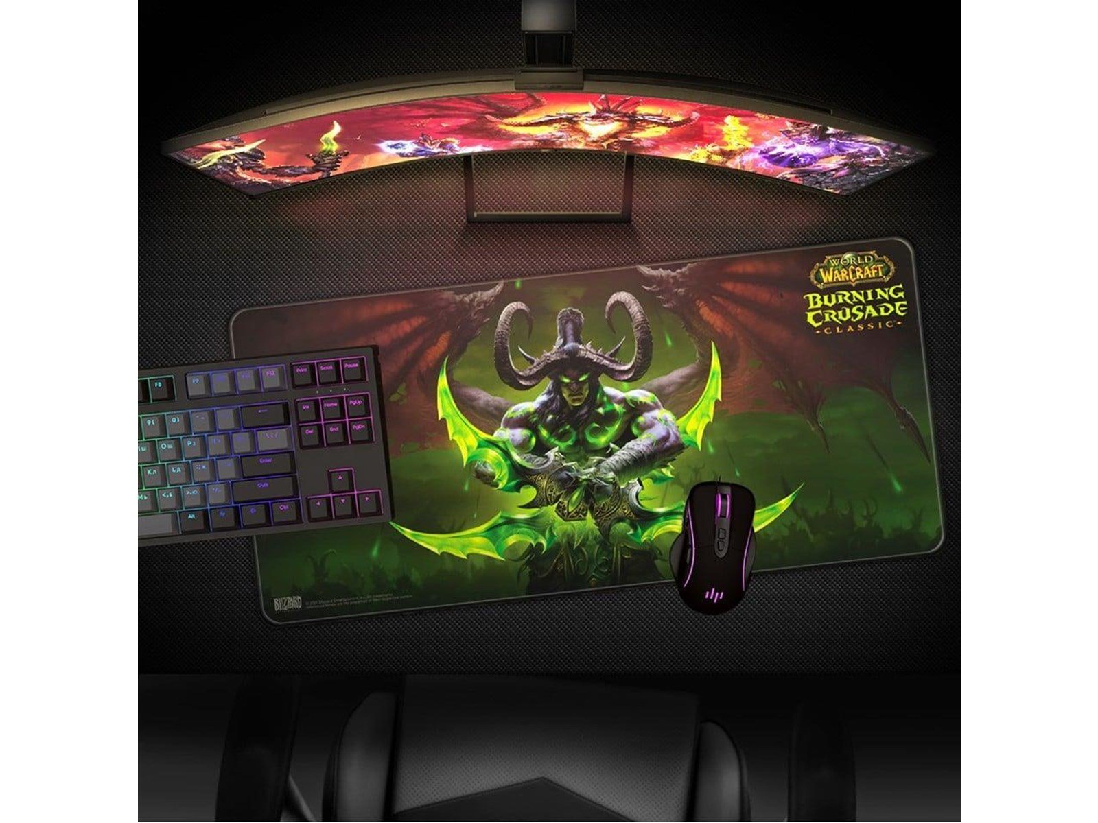 Blizzard World of WarCraft XL Mouse Pad - Illidan