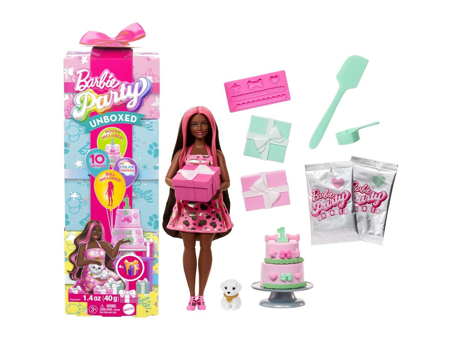 Barbie Party Unboxed Black Doll