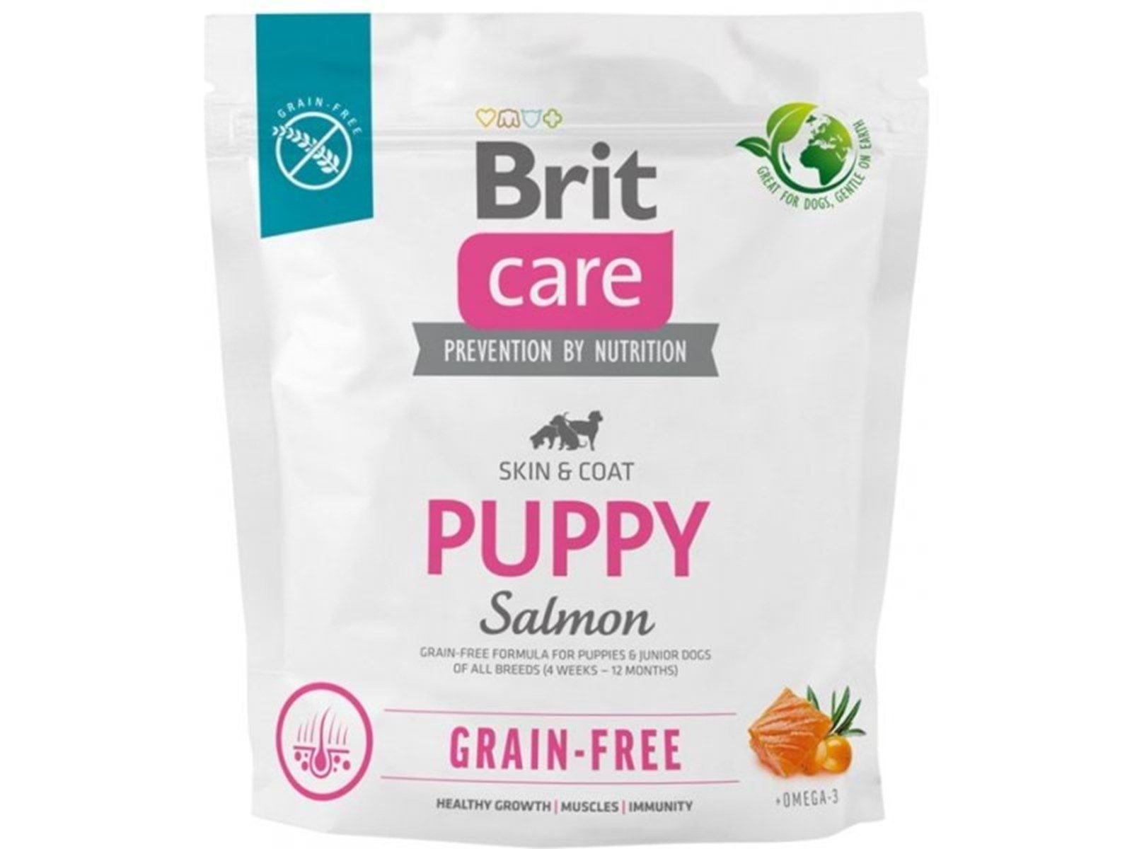 Brit Care Dog Grain-free Puppy Salmon 1 kg