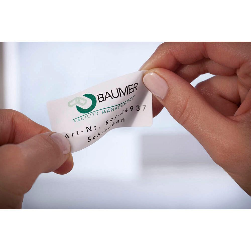 AVERY Zweckform Typenschildetiketten L6012-20 silber 96,0 x 50,8 mm - 200 Stück