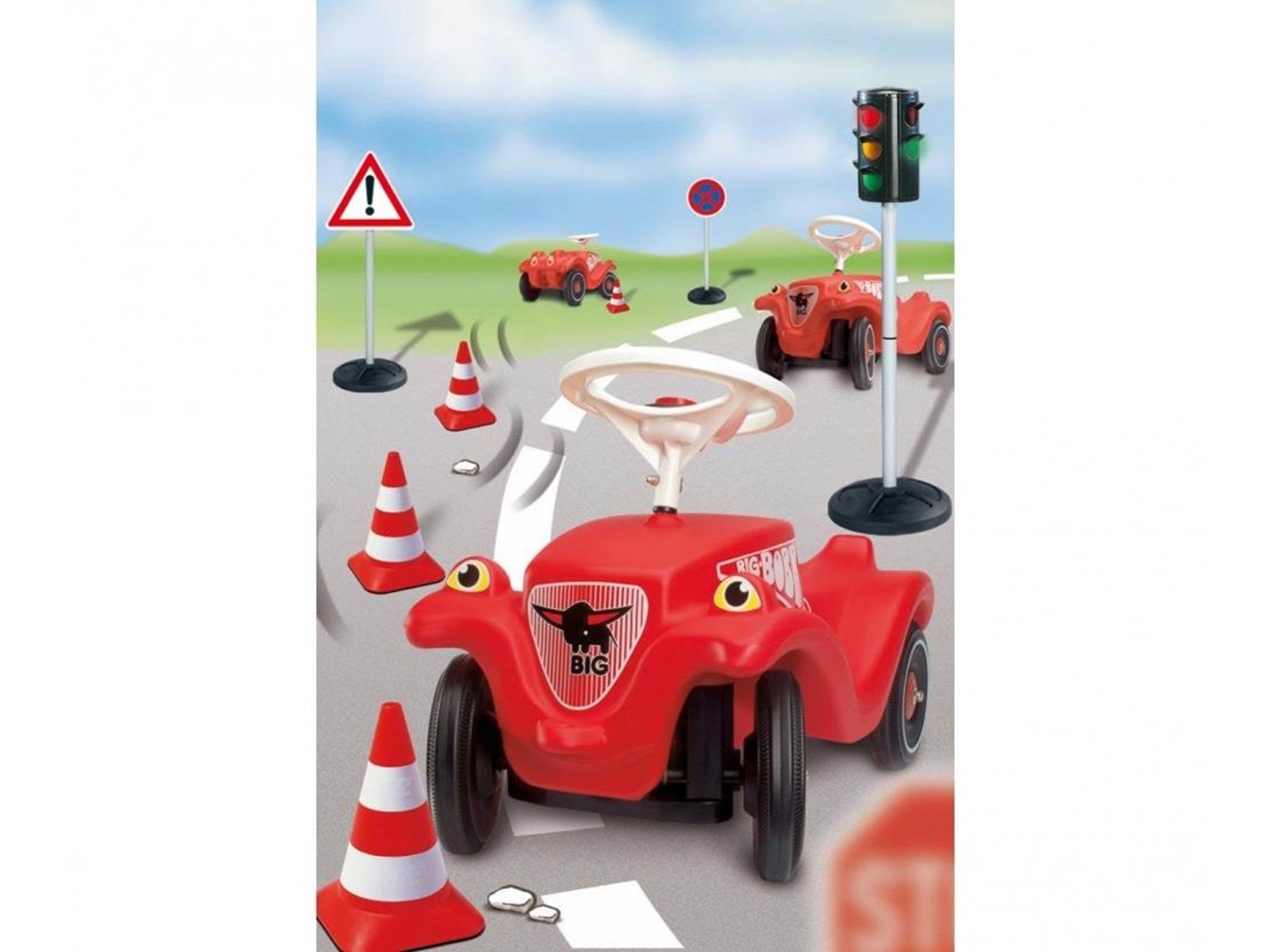 BIG Traffic Cone set of 4 Pawns