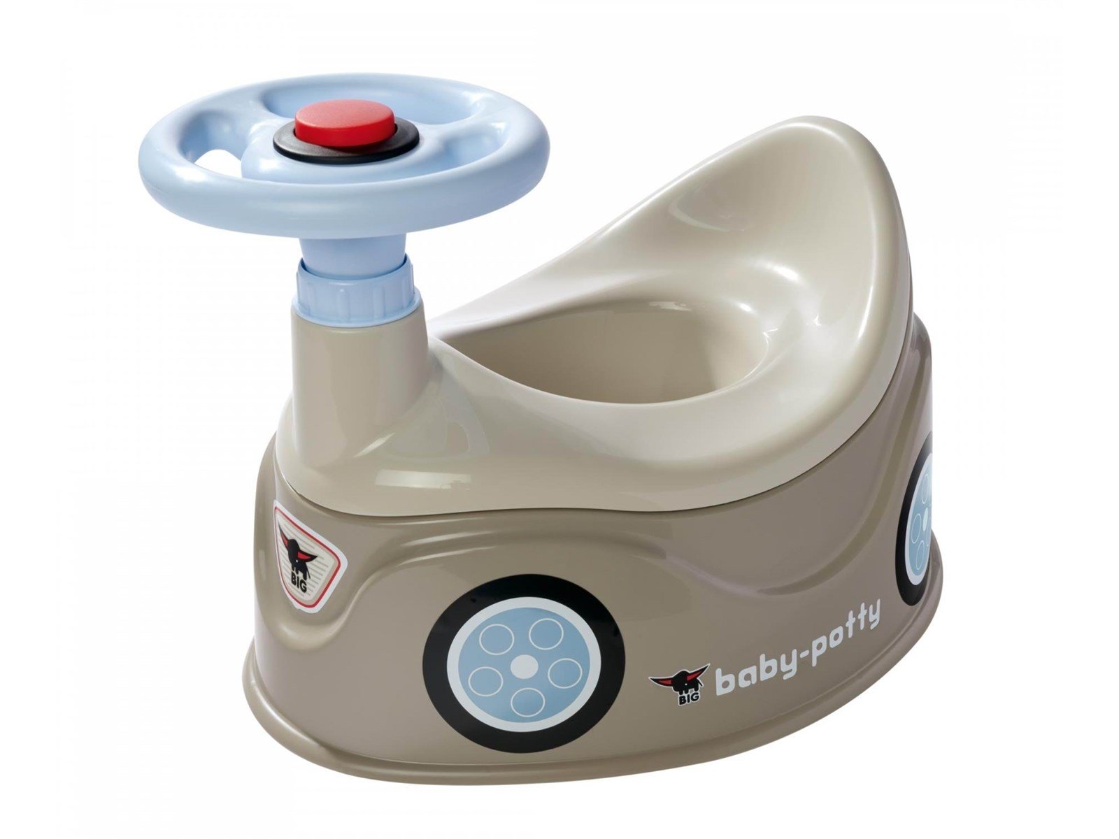 BIG Baby Potty Potty Pot with Gray Handlebar