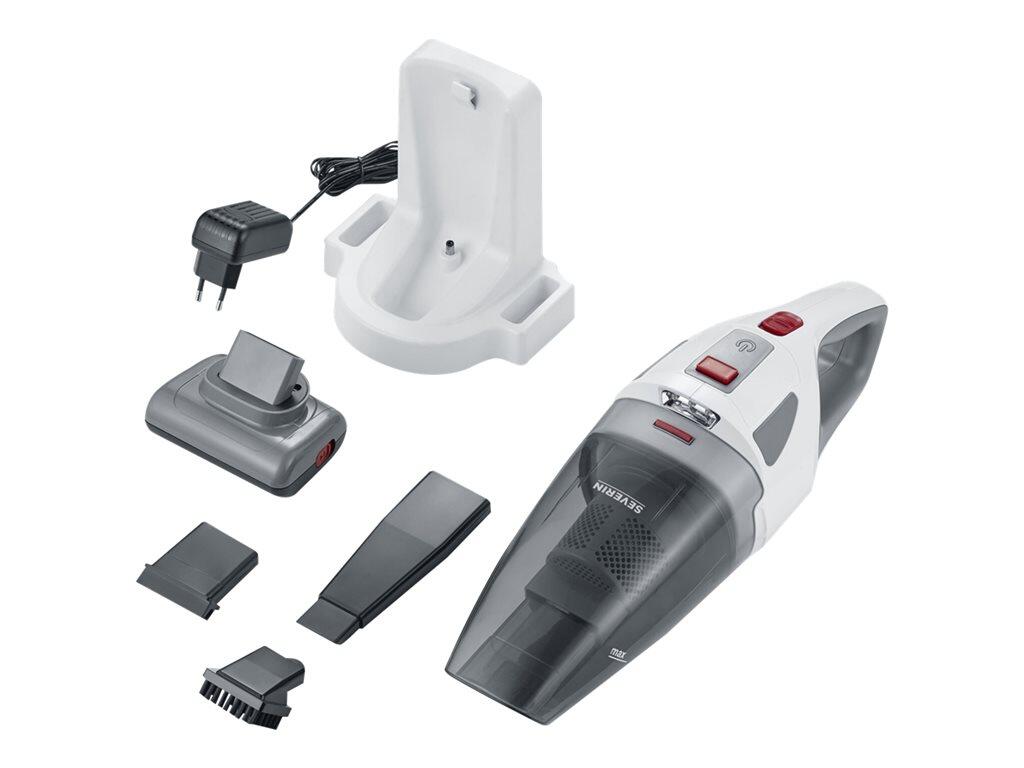 SEVERIN HV 7146 Handstaubsauger, weiß/grau/rot