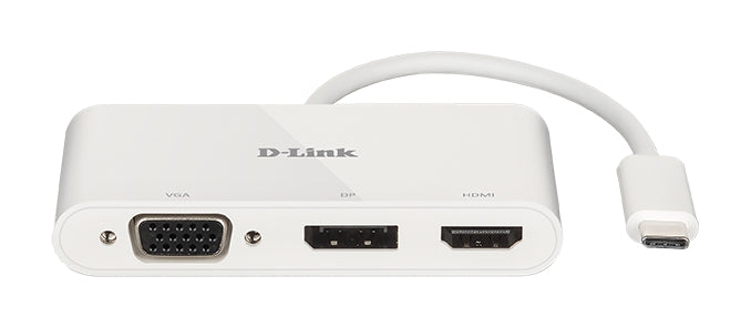 D-Link DUB-V310  3-in-1 USB-C Video Adapter VGA/HDMI/DP retail