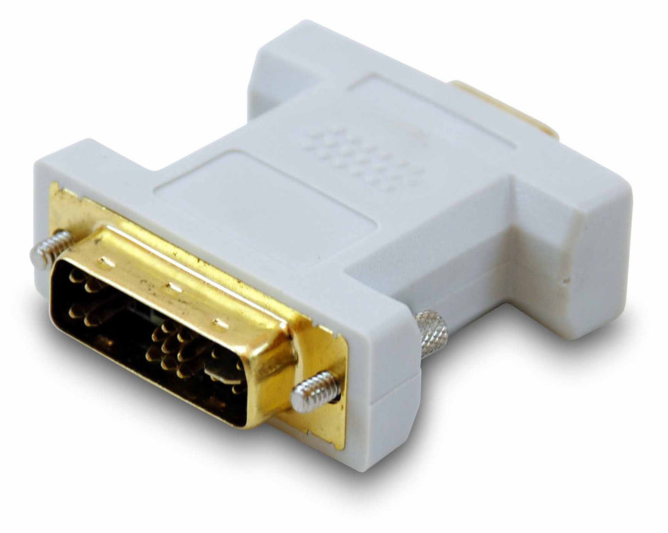 Equip DVI(24+5)-(HD15) St/Bu      1280x1024 VGA Adapter   gr Pol