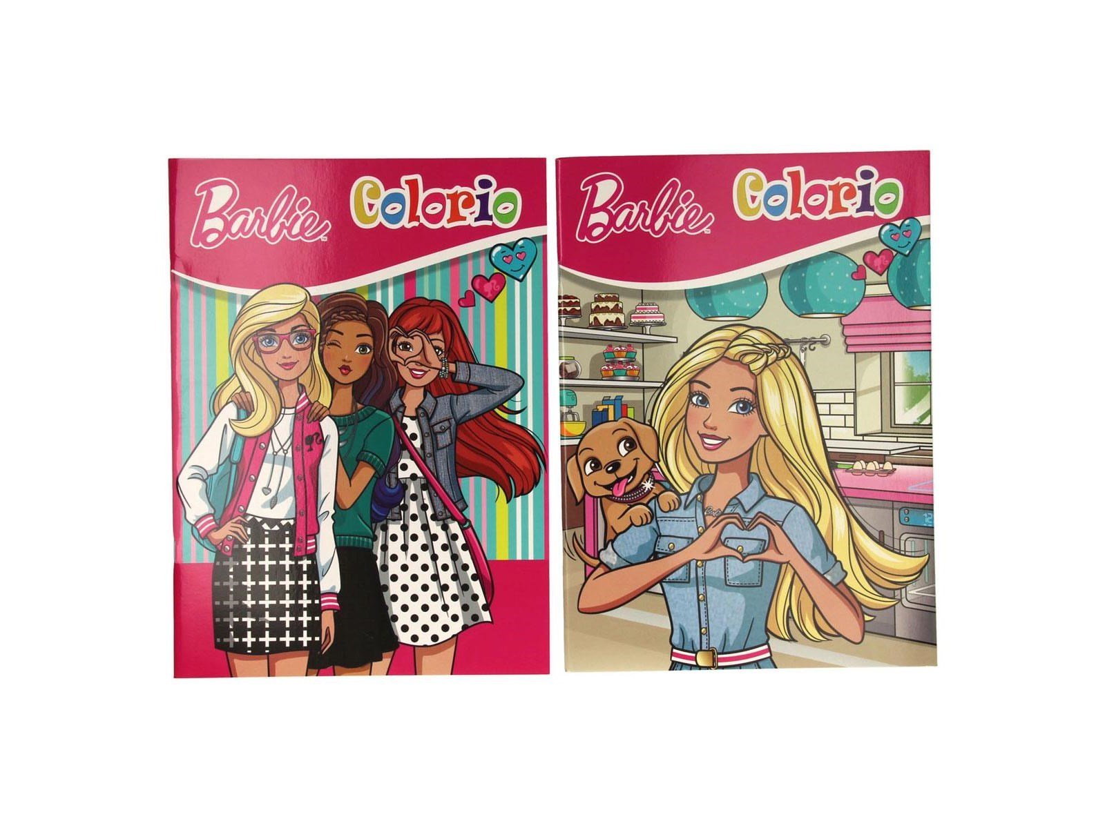 Boek Specials Nederland BV Barbie Colorio Coloring Book