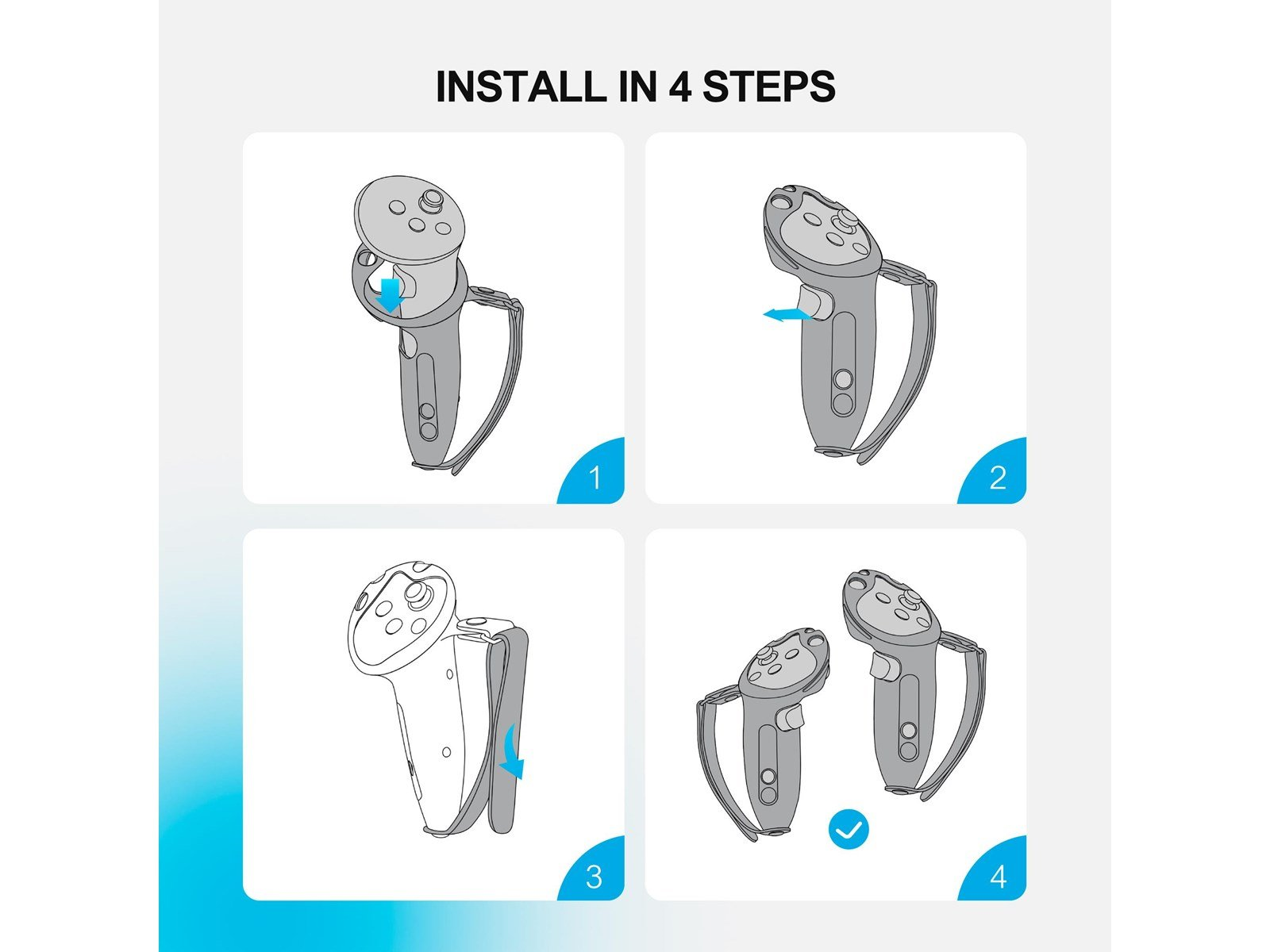 BoboVR G3 Plus Controller Grips Cover - For Quest 3 & 3S